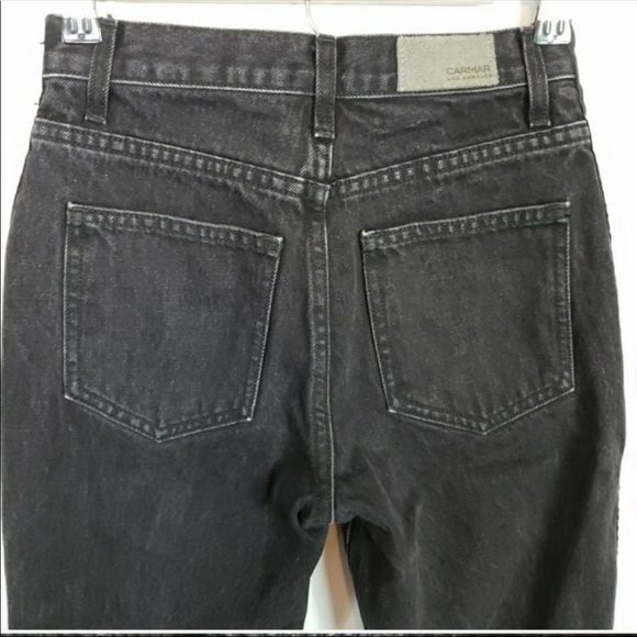 Y2K side zip reflective distressed jeans - Picture 10 of 10